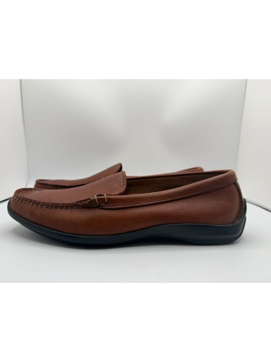 Footjoy Driving Loafers Men Size 8(D) Brown Leather Club Casuals Slip-On Shoes